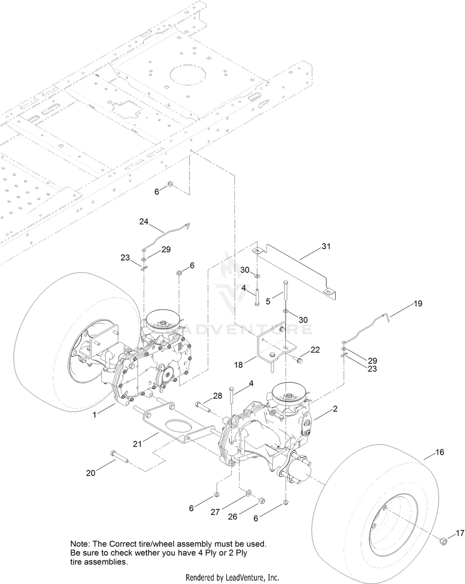 Hydro Transaxle Assembly