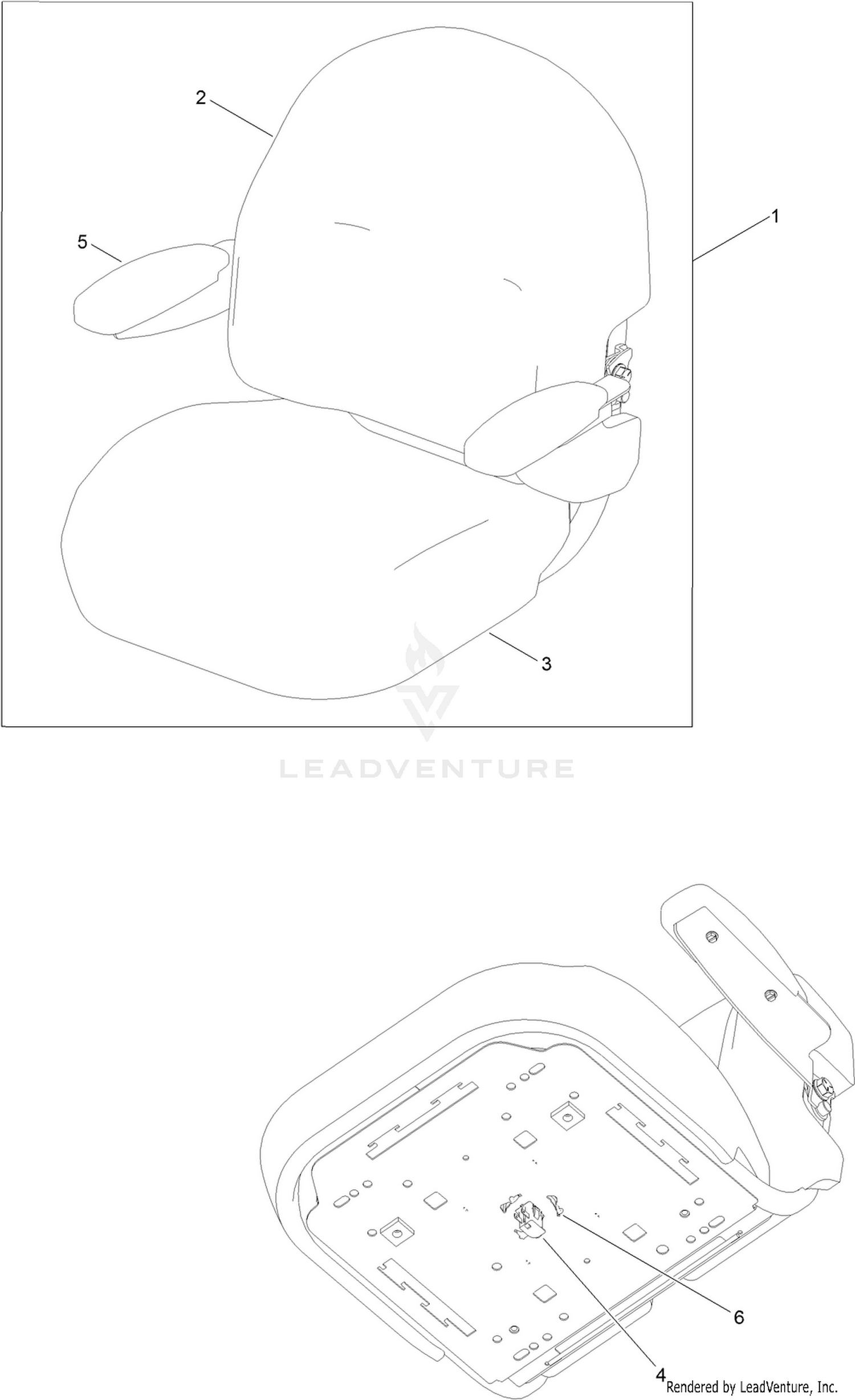 Seat Assembly No. 140-5043