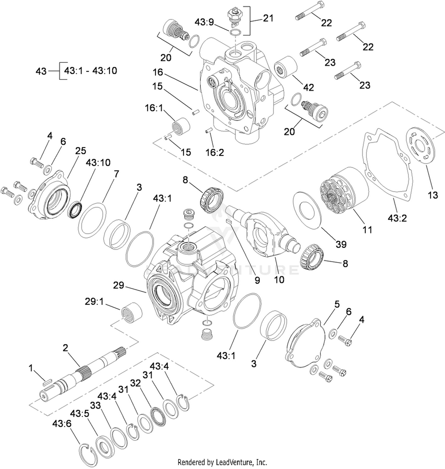 Hydrostat Assembly No. 105-0494
