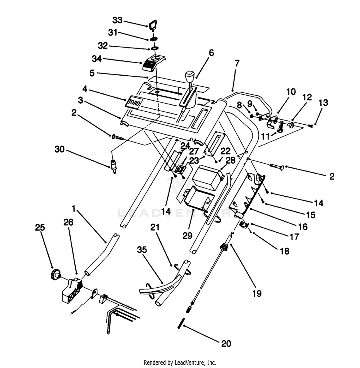 S.p. Handle Assembly
