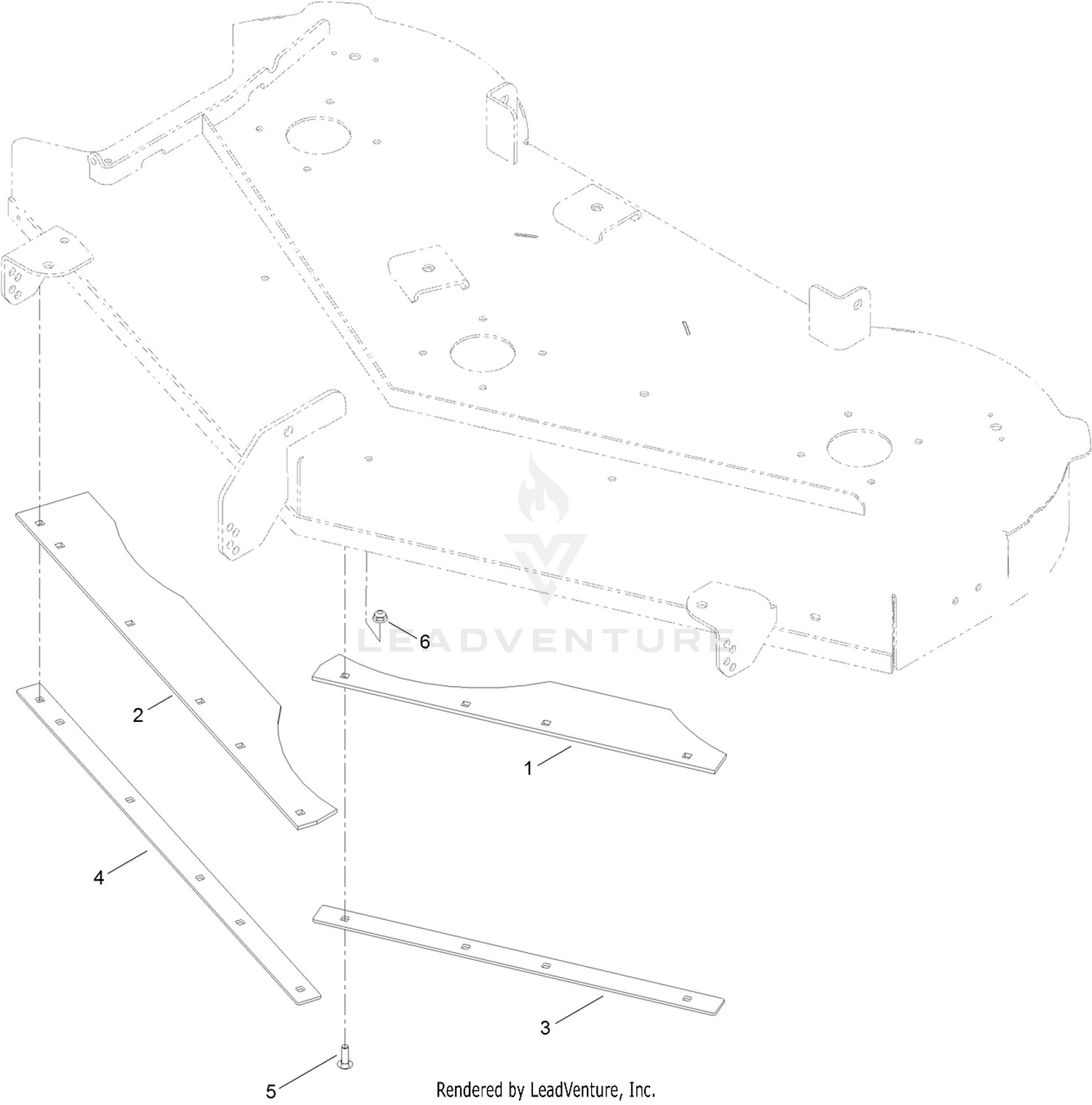 54 Inch Bagging Enhancement Kit No. 140-5054