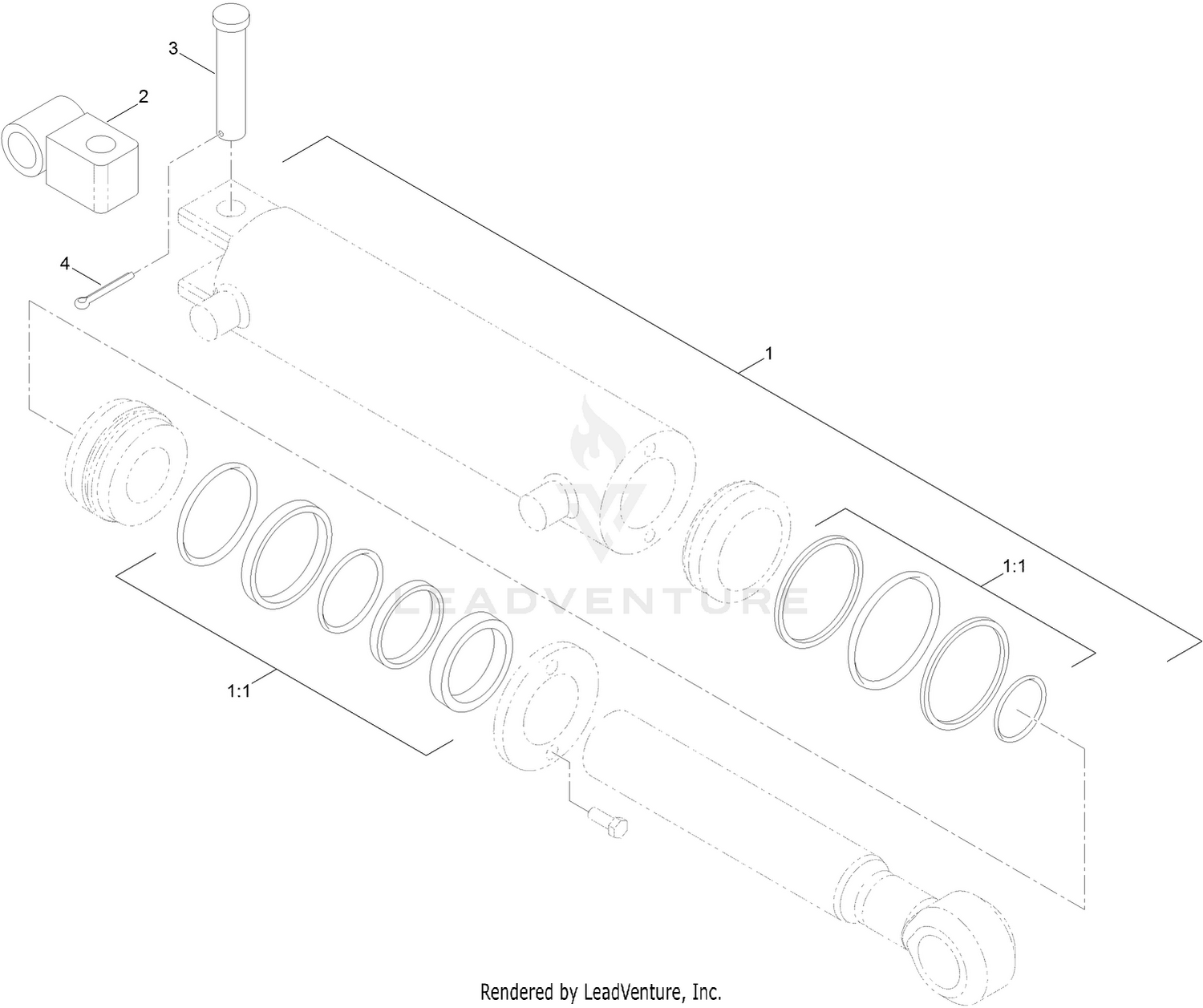 Hydraulic Cylinder Assembly SG715010