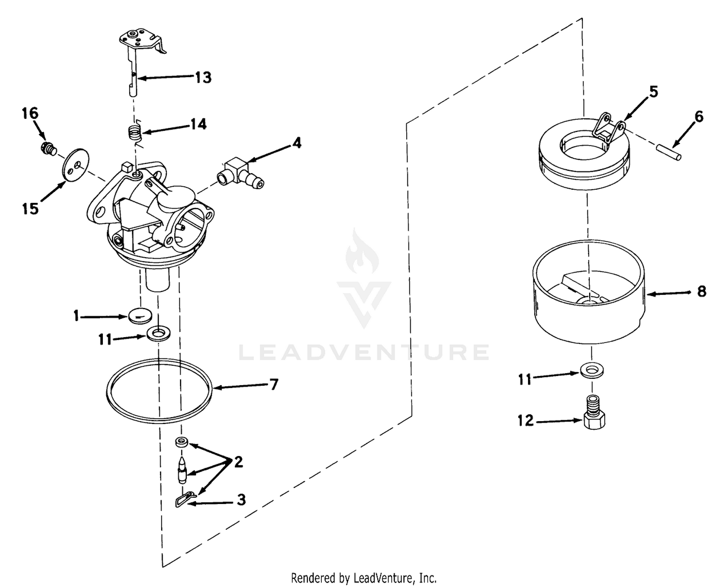 Carburetor No. 631612