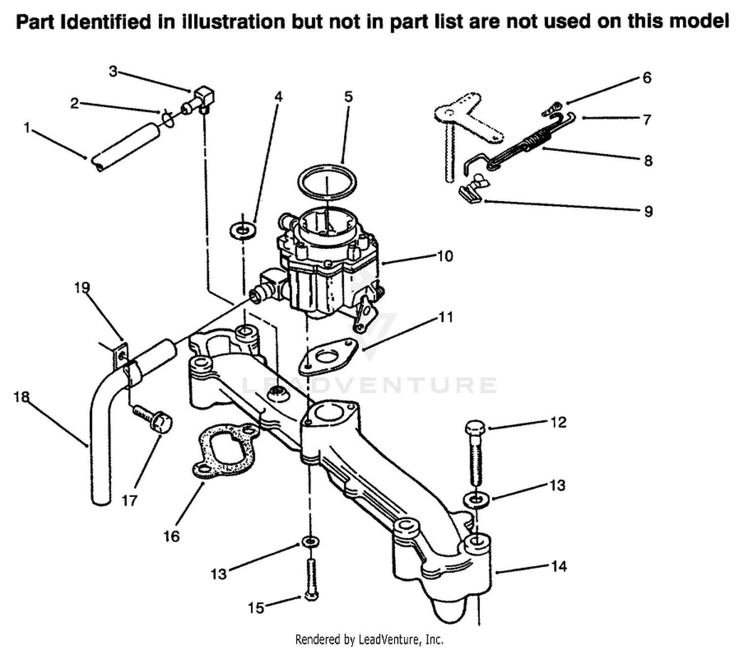 Intake Manifold  Carburetor