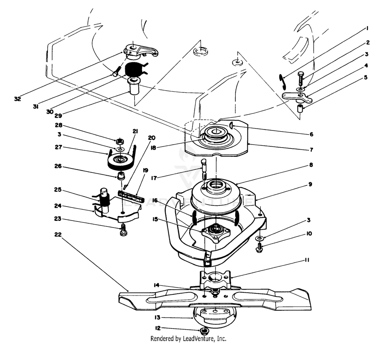 Blade Brake Clutch Assembly