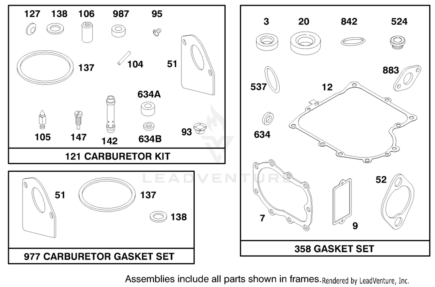 Engine Briggs  Stratton Model 28m707-0127-01 8