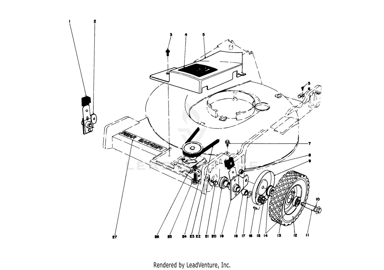 Front Wheel And Pivot Arm Assembly