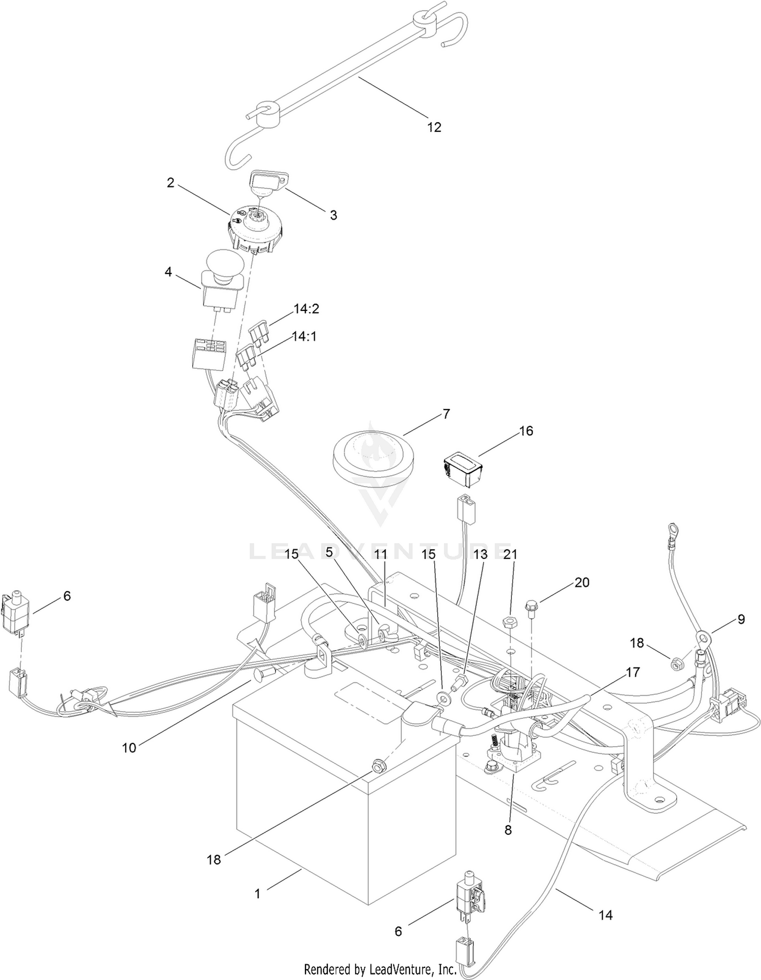 Battery and Electrical Assembly