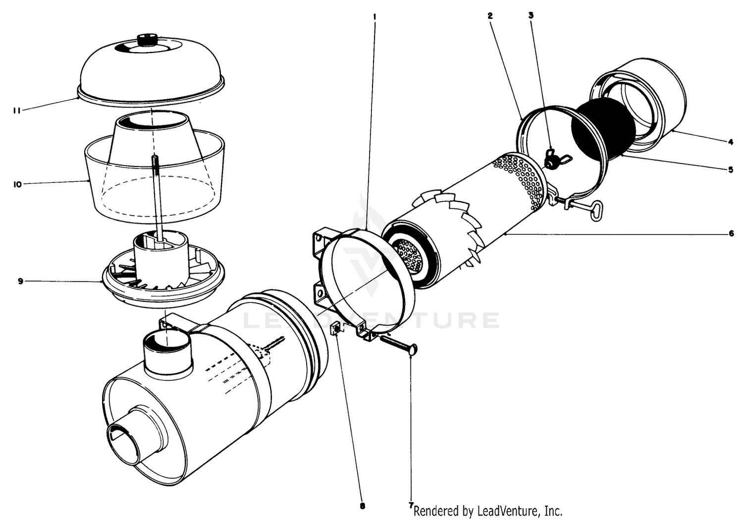 Air Cleaner Assembly No. 8-2329