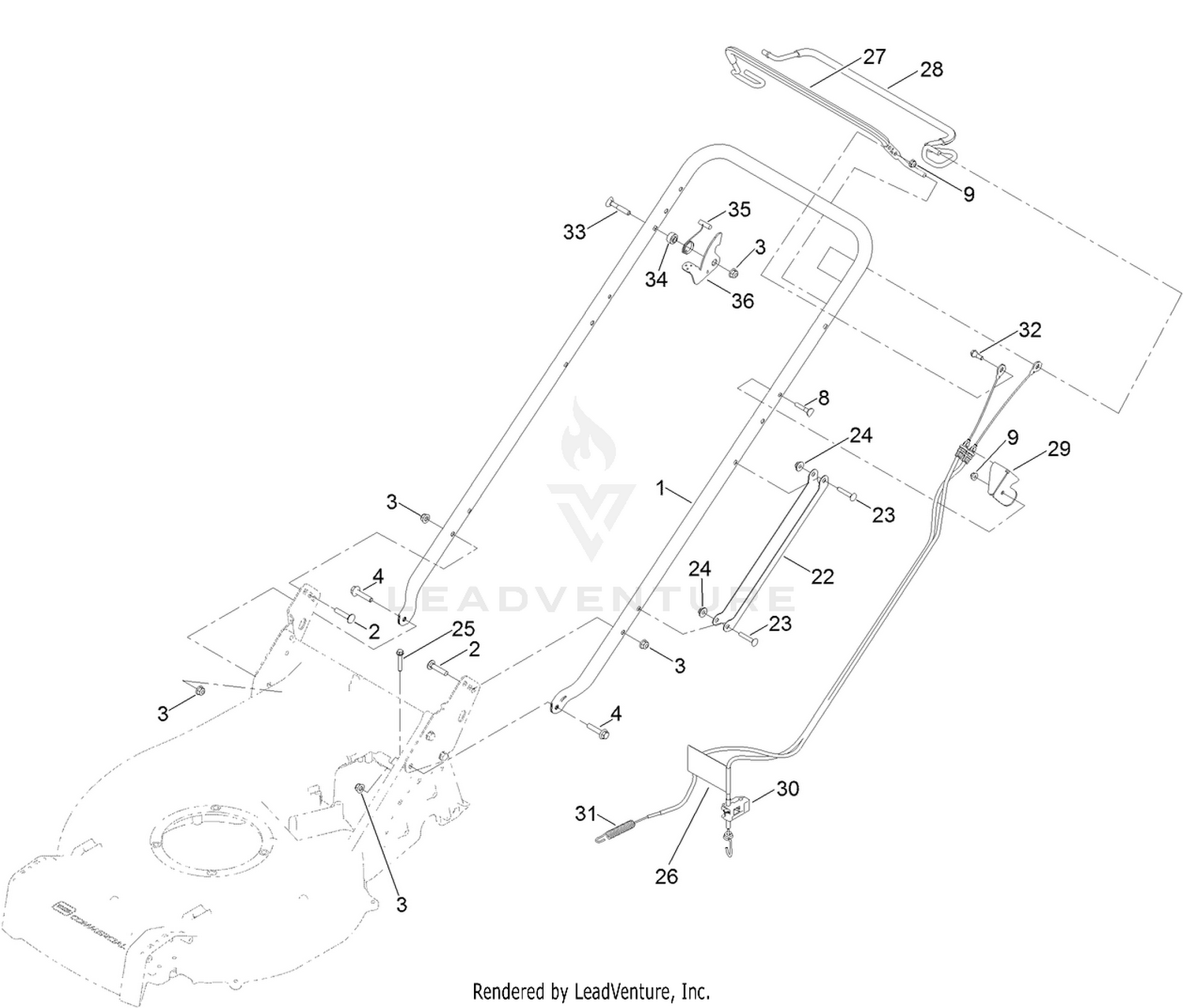 Handle and Control Assembly