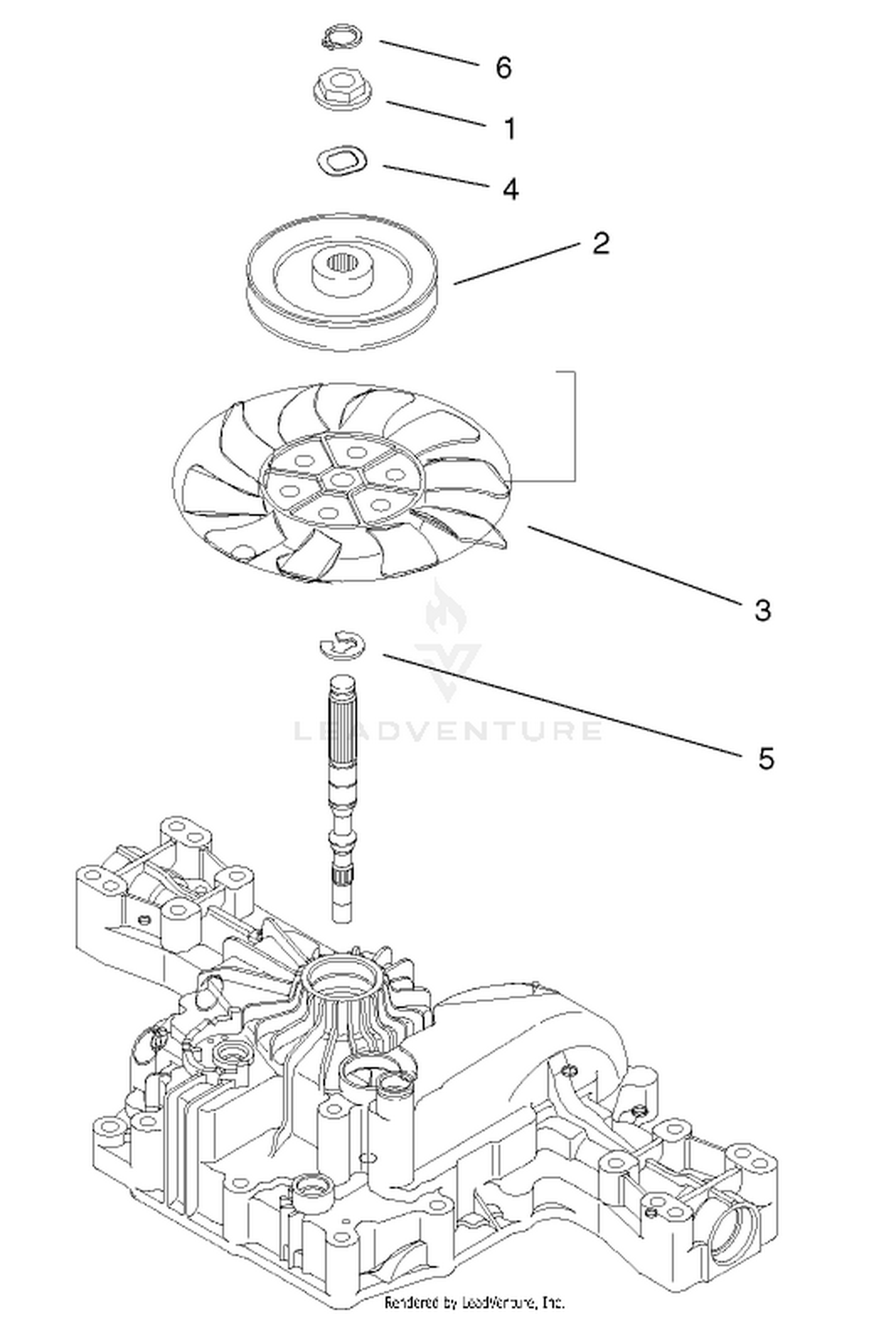 Fan Pulley Assembly