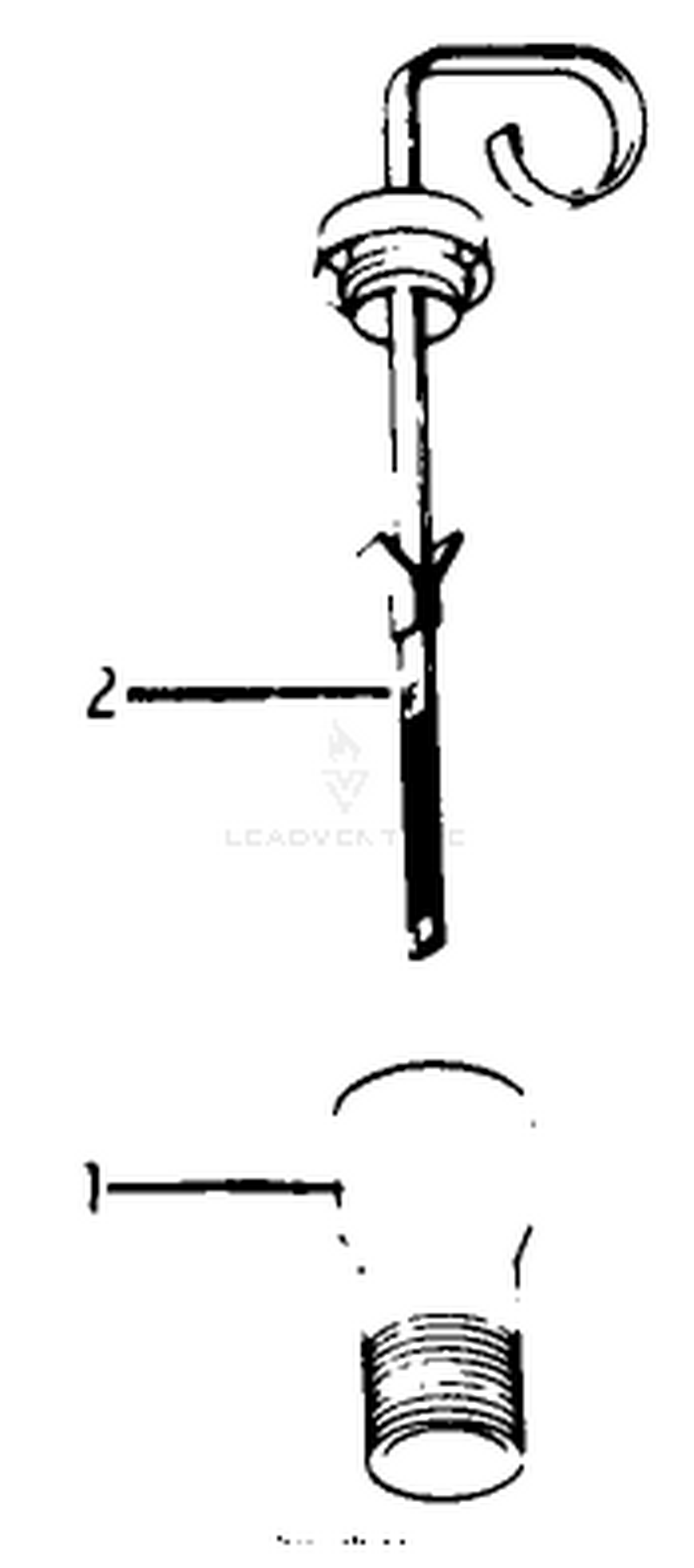 Dipstick-Engine Assembly-Kohler Model K-321s Spec. No. 60407