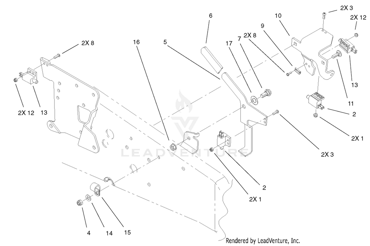 Parking Brake Upper Assembly