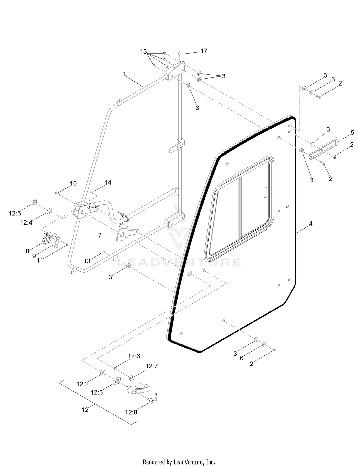 LH Door Assembly