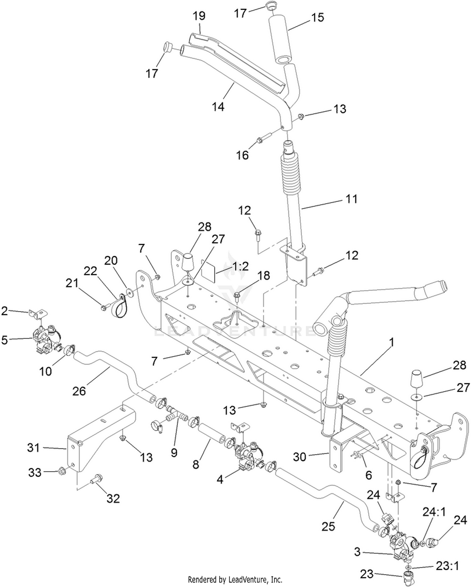 Center Boom Assembly