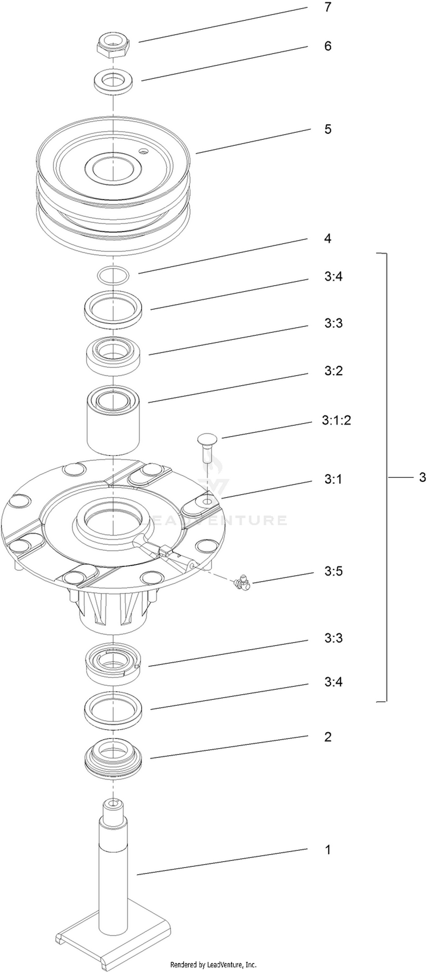 Double Spindle Assembly No. 139-3175