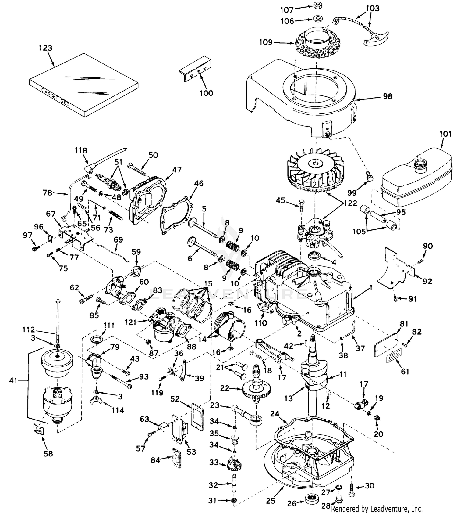 Engine Model Lav35-40456h