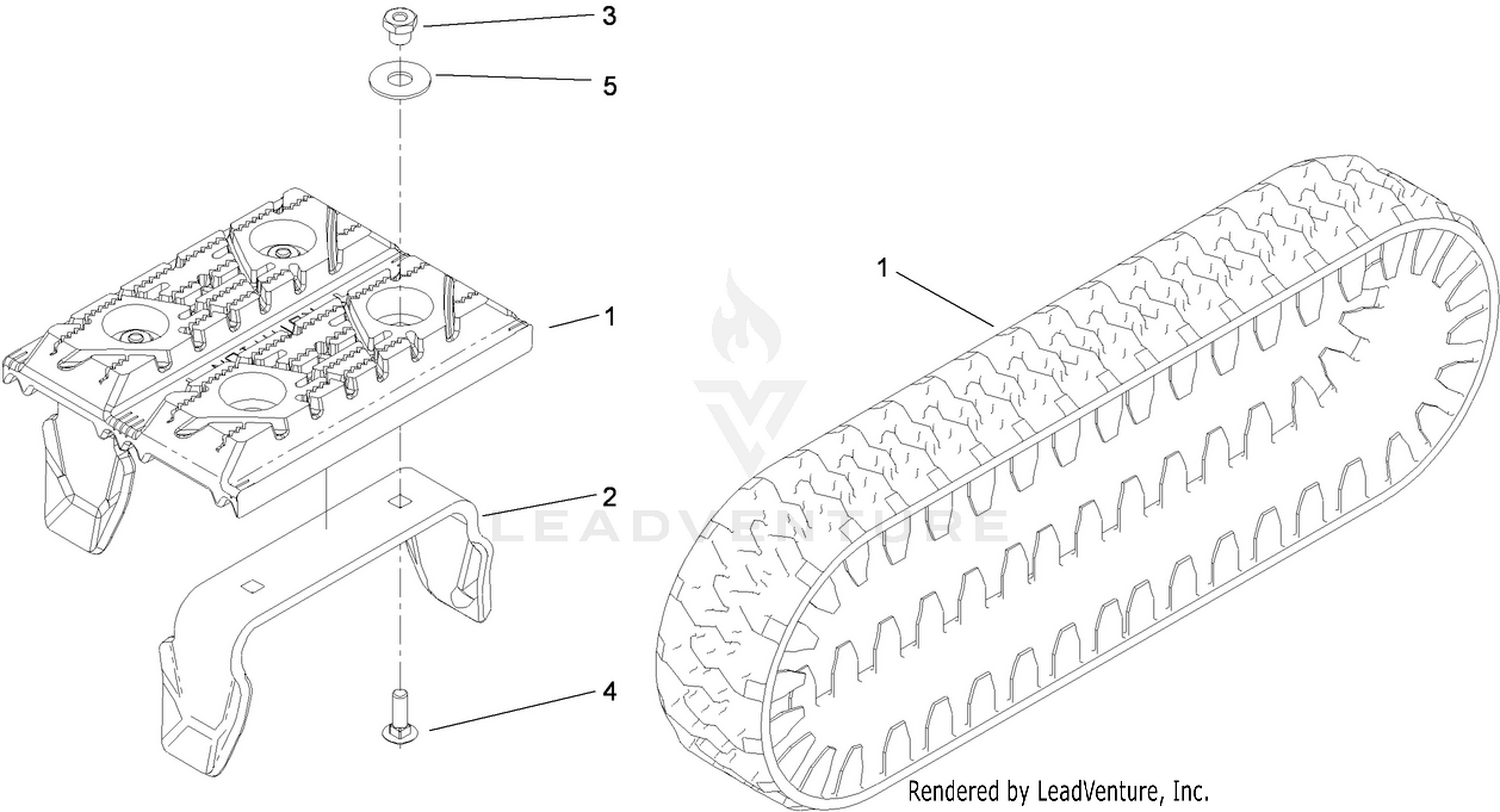 Drive Track Assembly No. 108-5164