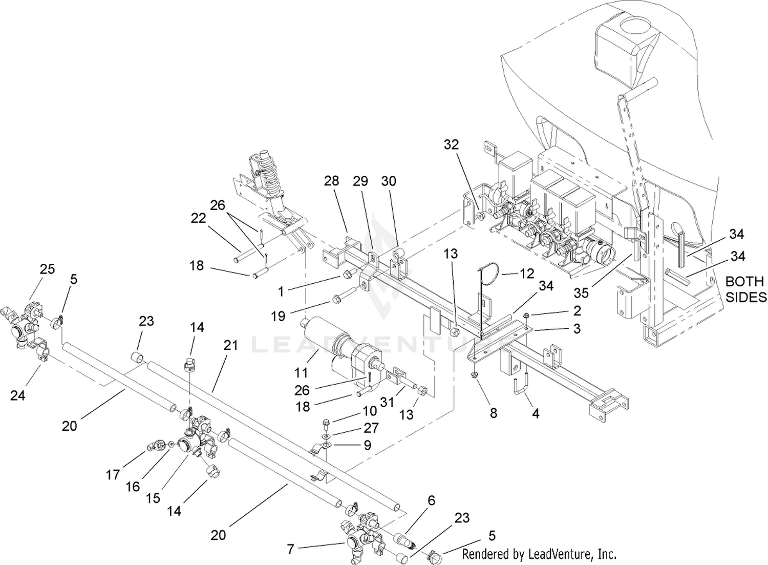 Center Boom Assembly