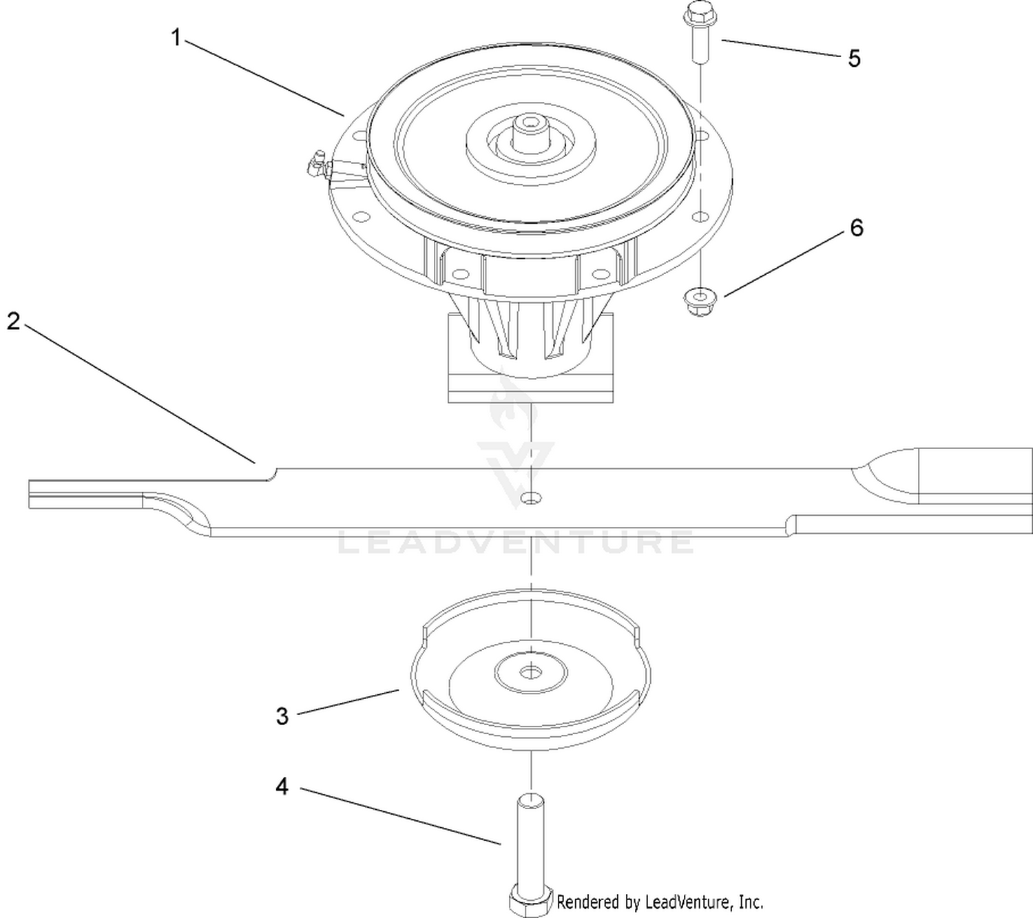 Spindle and Blade Assembly
