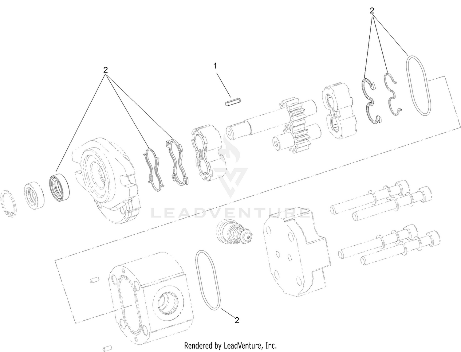 Hydraulic Pump Assembly No. 121-6545