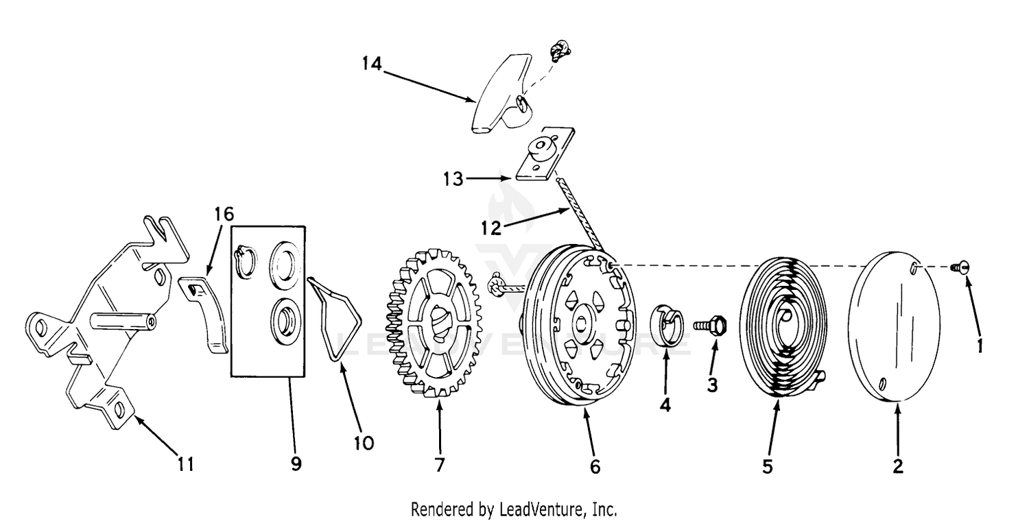 Rewind Starter No. 590450a (use On All Models)