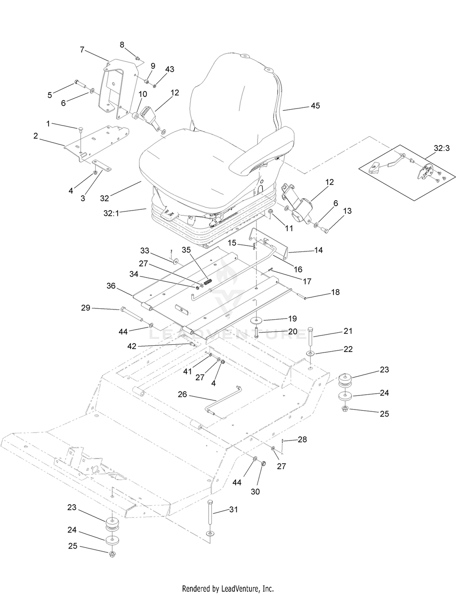 Seat Base and Seat Assembly