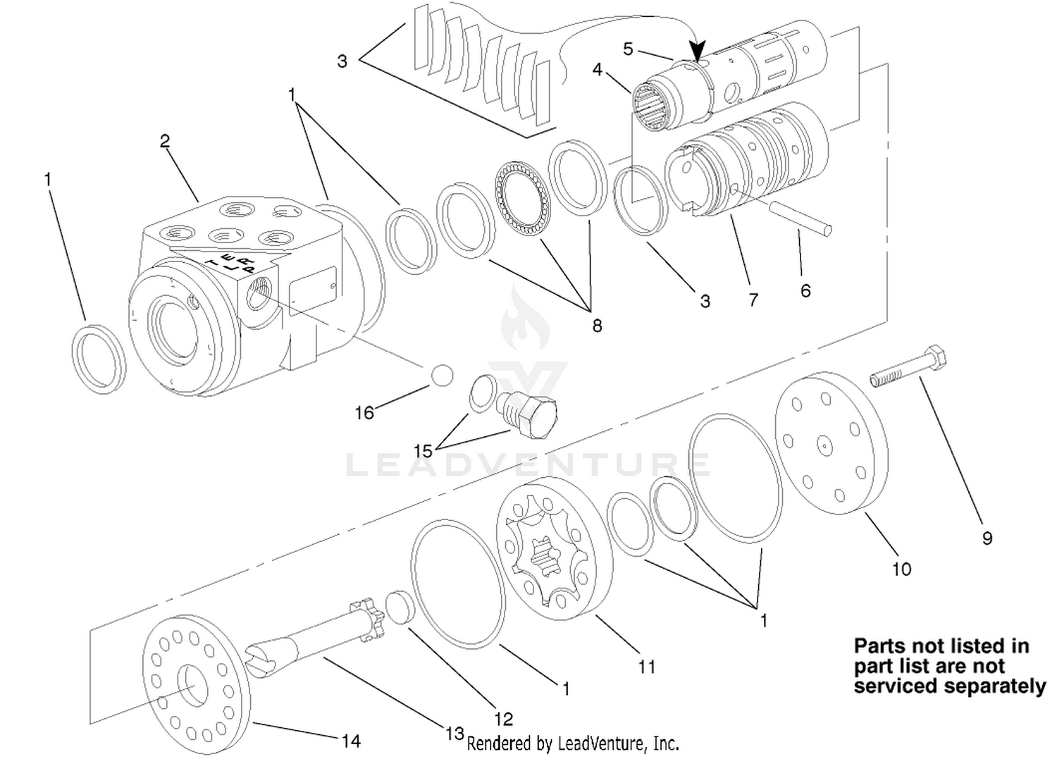 Steering Control Valve Assembly No. 93-5165