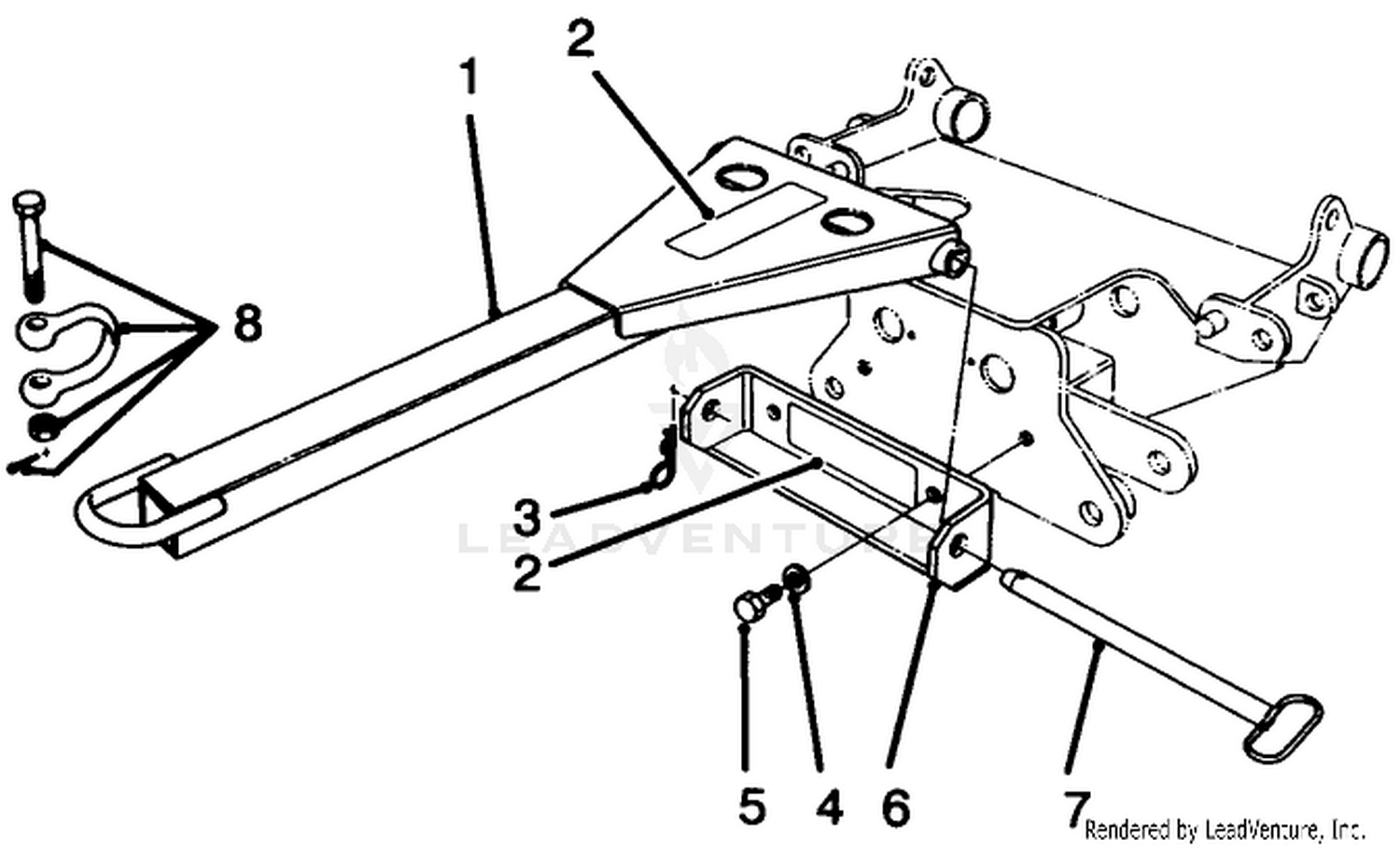Tow Bar Assembly No. 58-7020