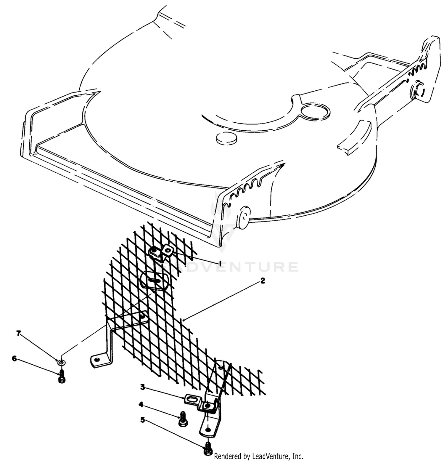 Leaf Shredder Kit Model No. 59157 (optional)