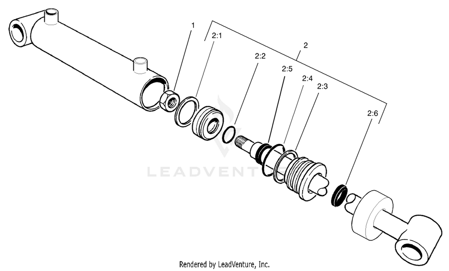 Lift Cylinder Assembly No. 104-5528