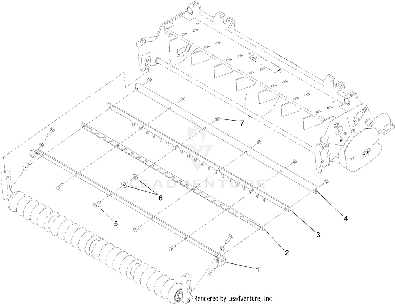 Comb/Scraper Assembly
