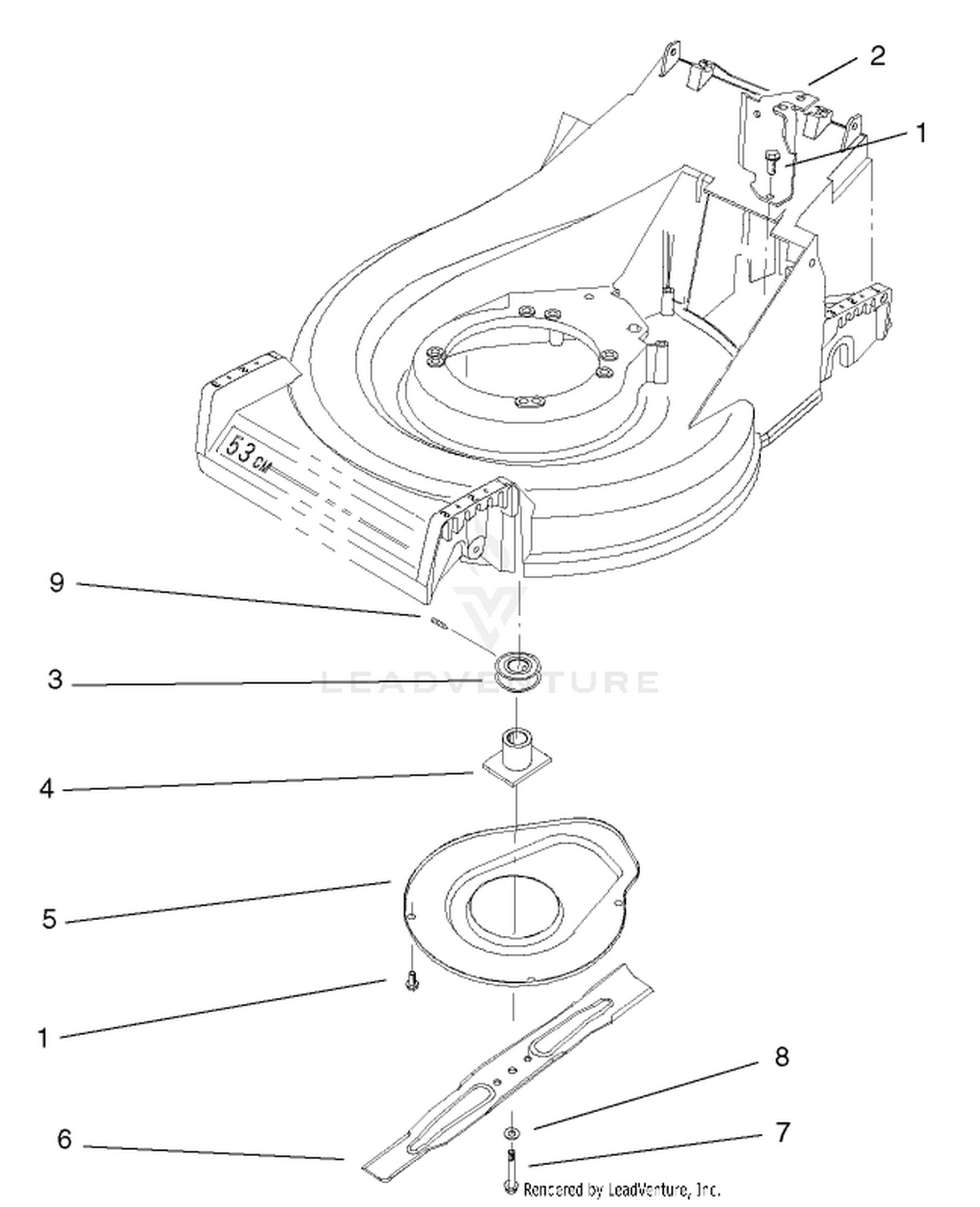 Blade and Brake Assembly