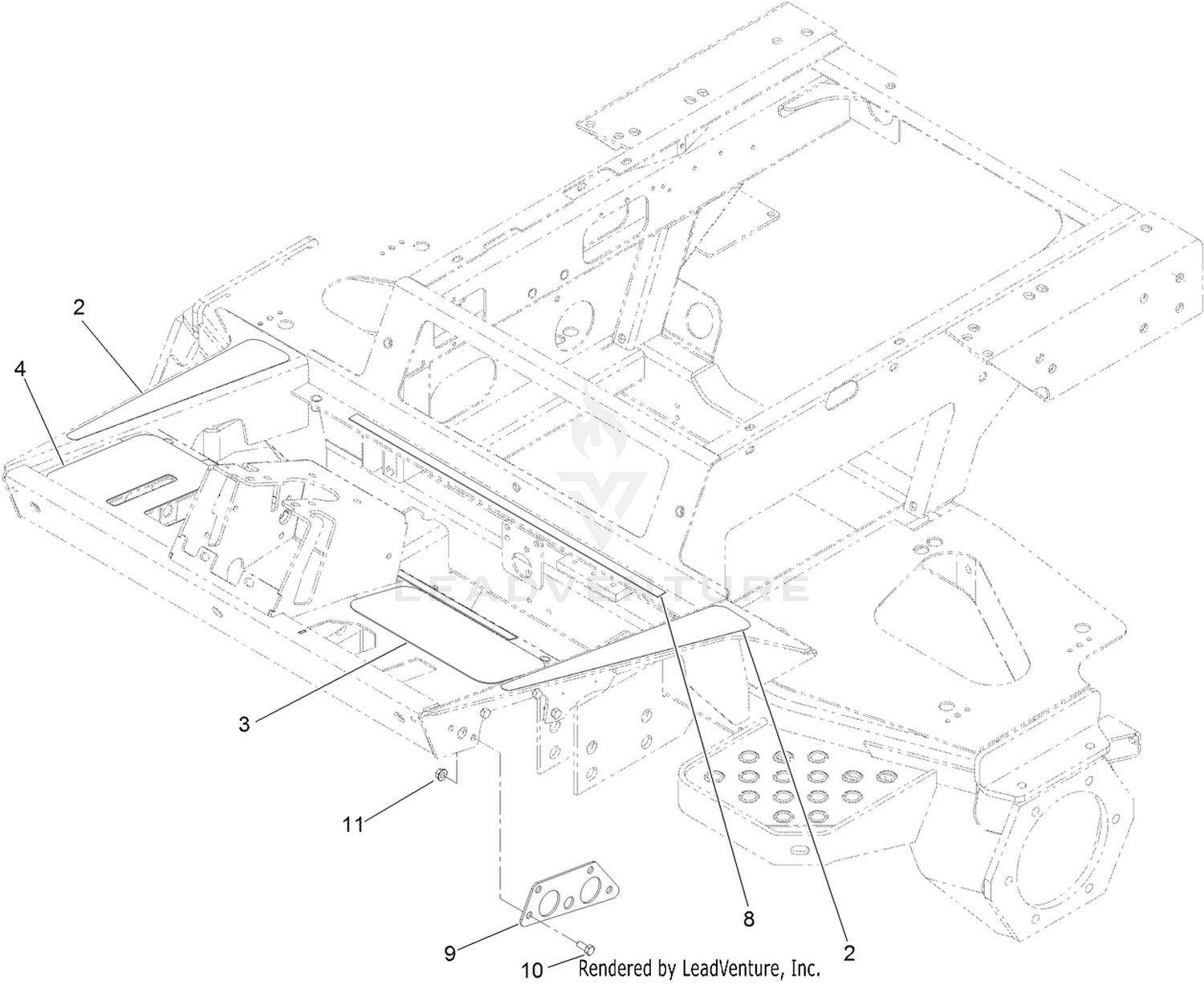 Front Frame Assembly No. 130-1617