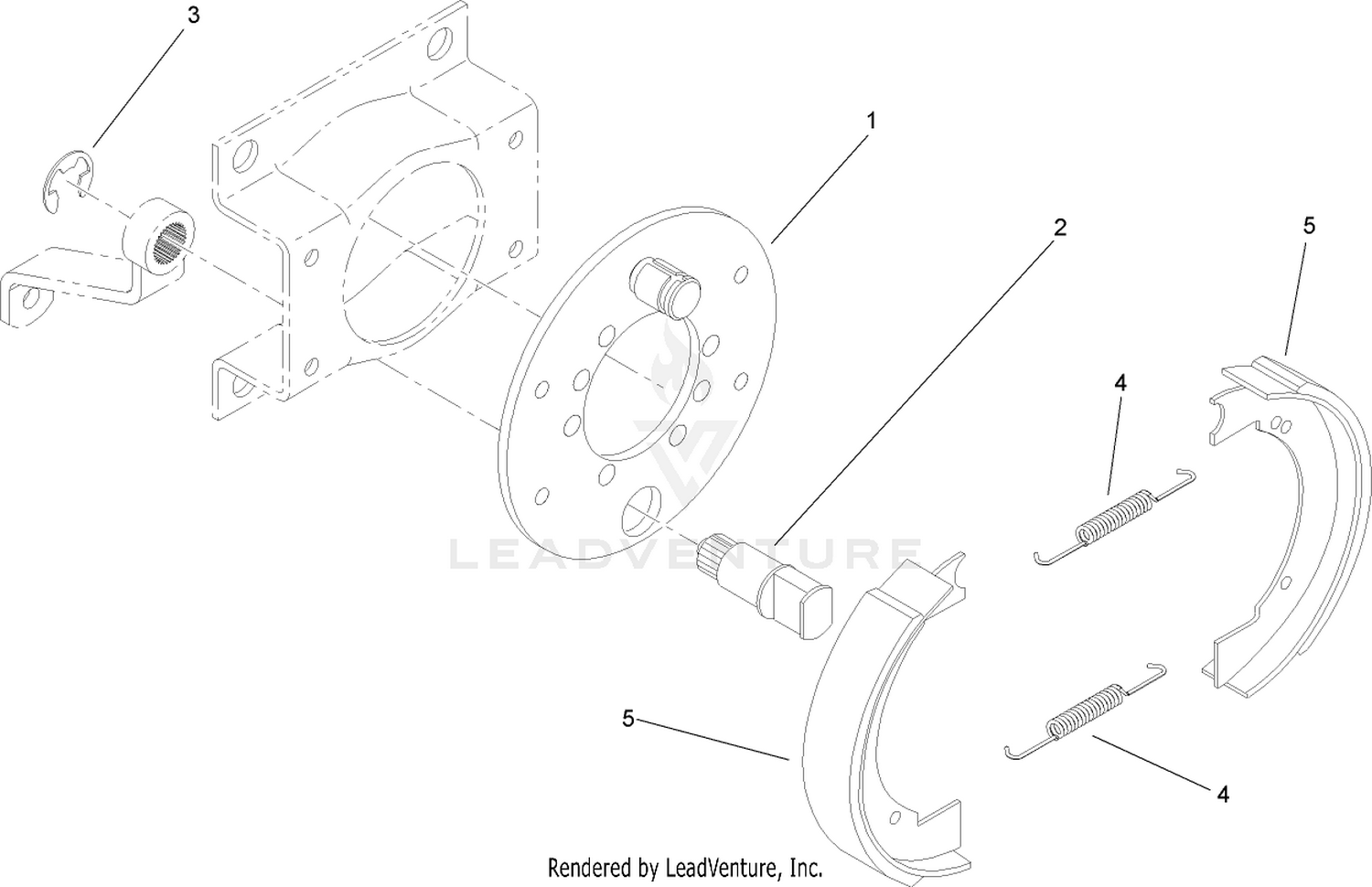 Brake Assembly No. 104-7705