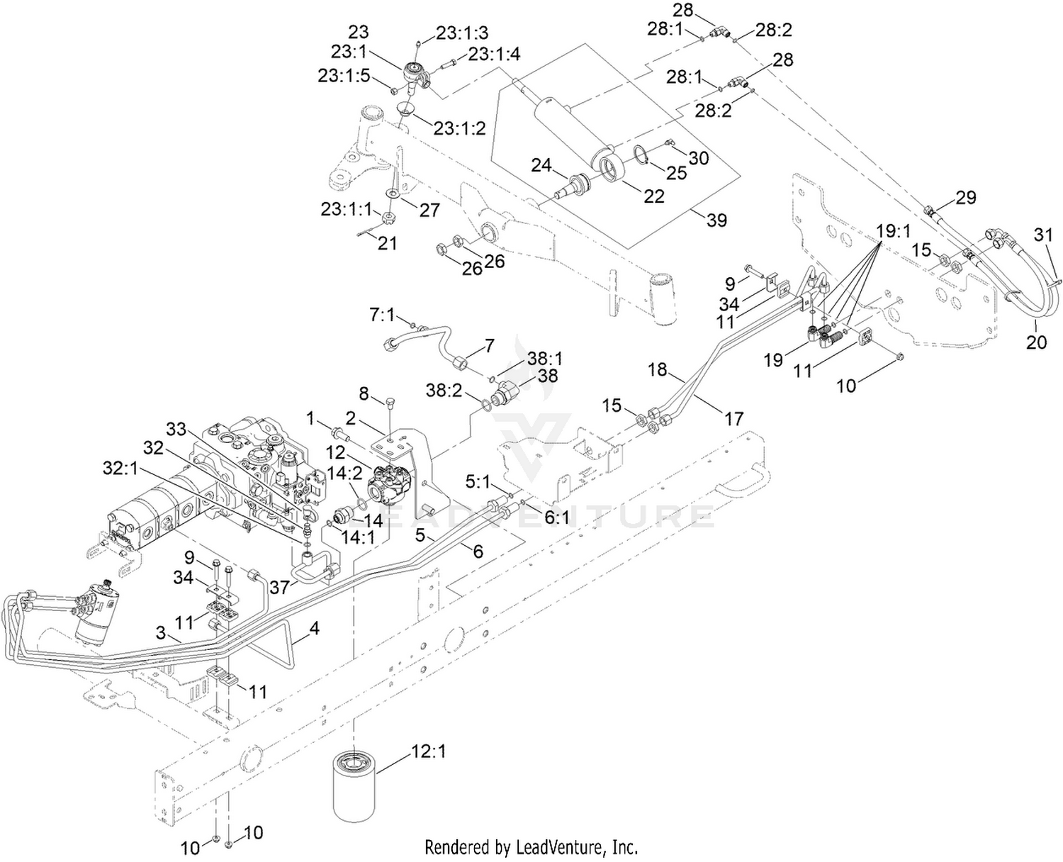 Steering Hydraulic Assembly