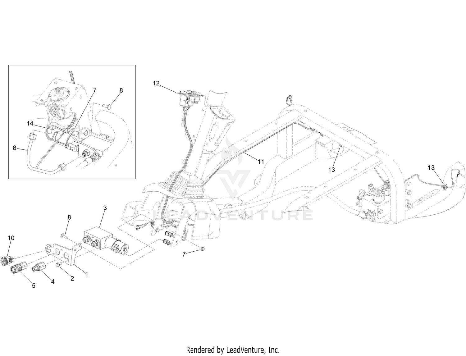 Auxiliary Hydraulic Kit Assembly