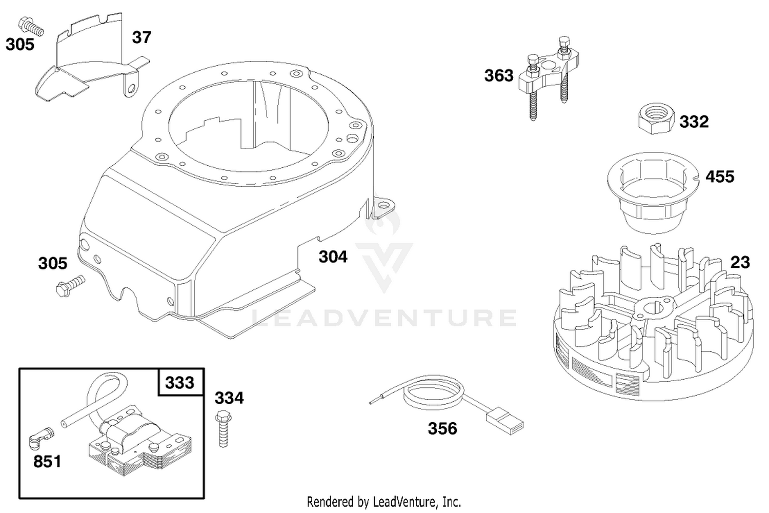 Engine Briggs  Stratton Model 12f802-0667-01 7