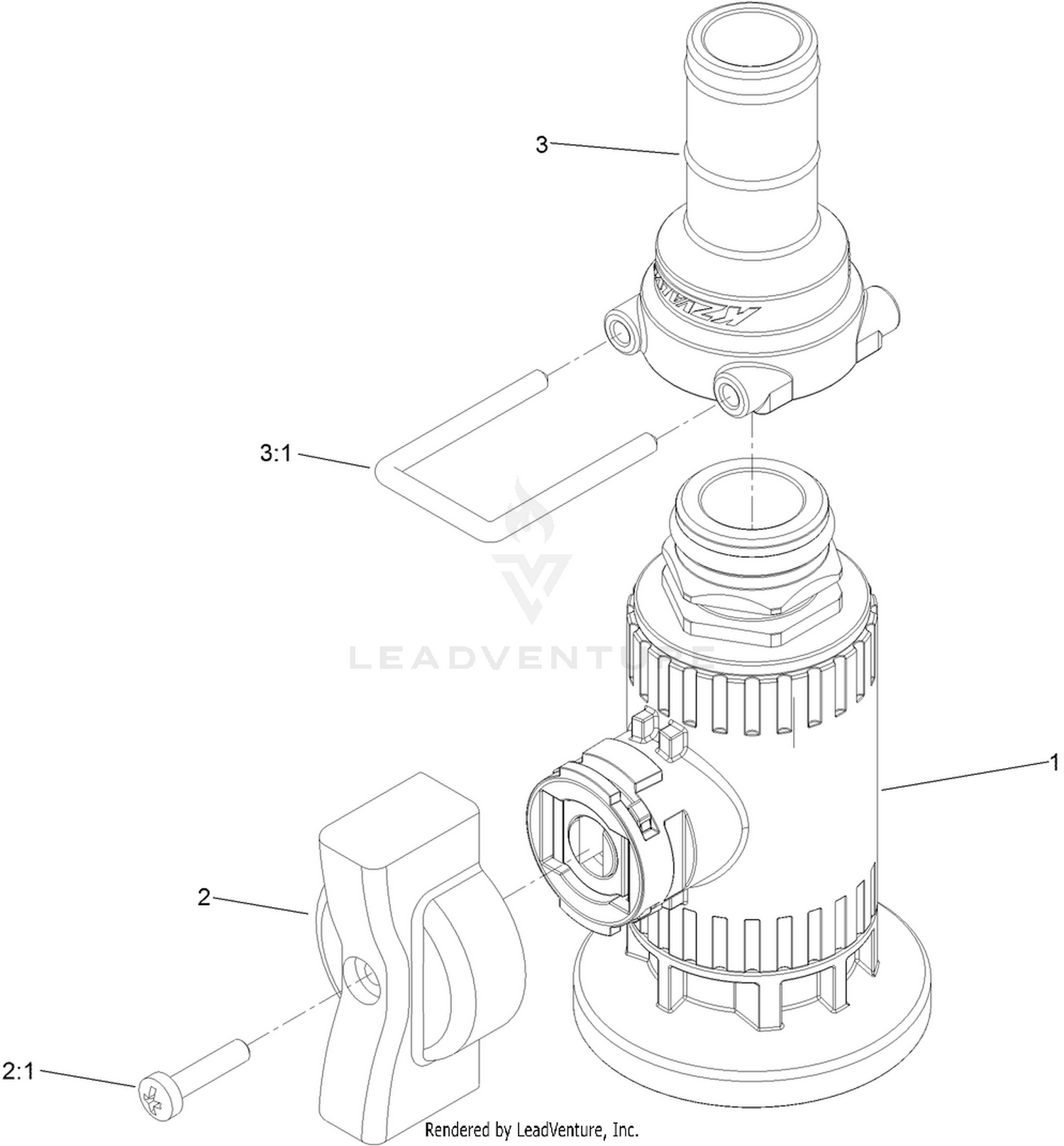 Hose Reel Valve Assembly No. 130-7321