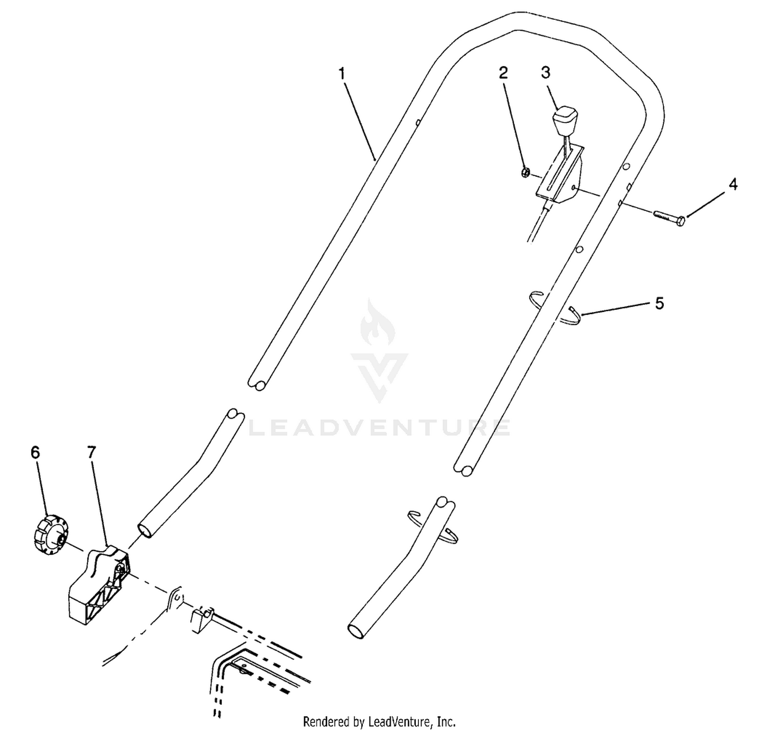 H.p. Handle Assembly (model No. 20911b)