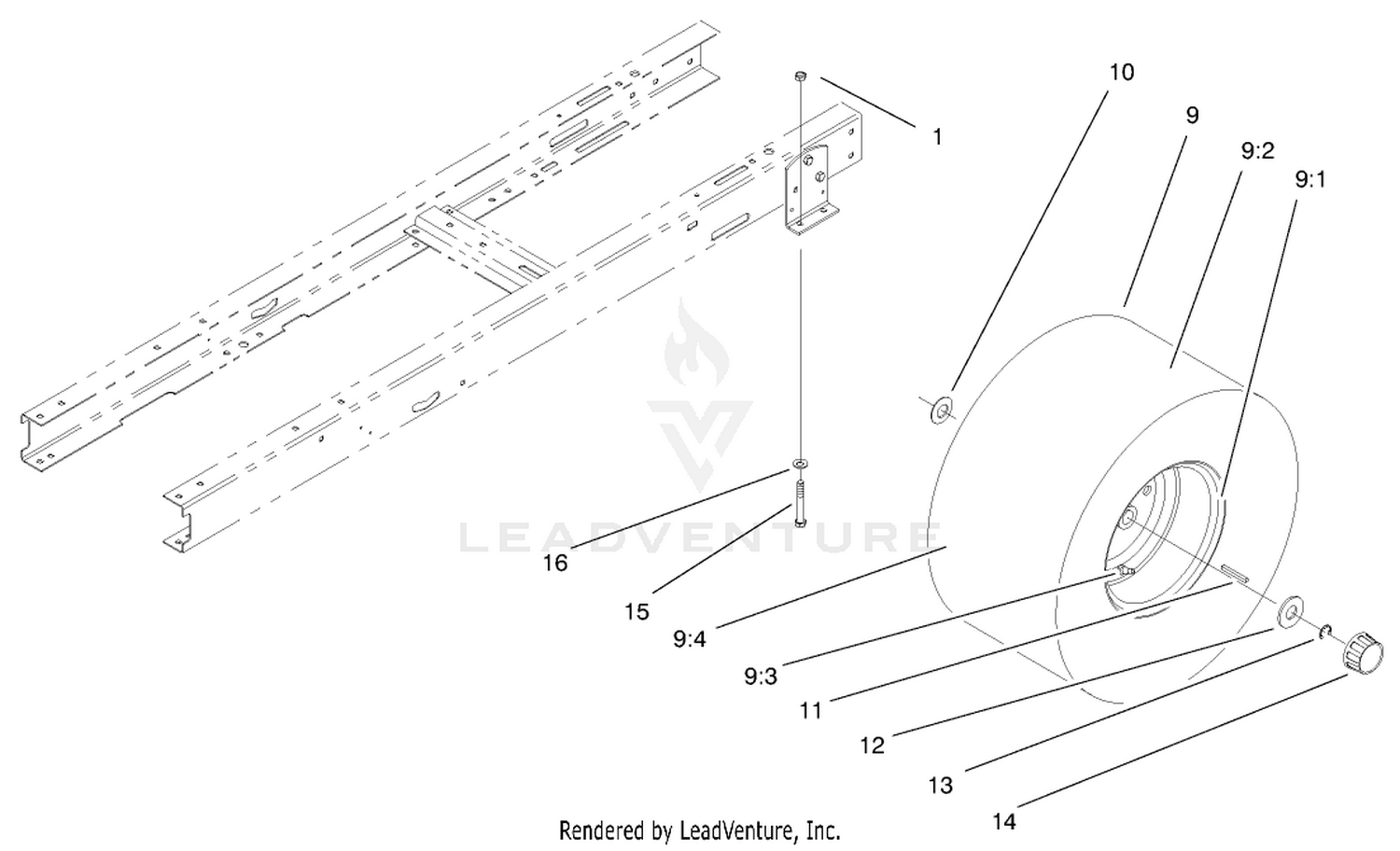 Rear Wheel Assembly