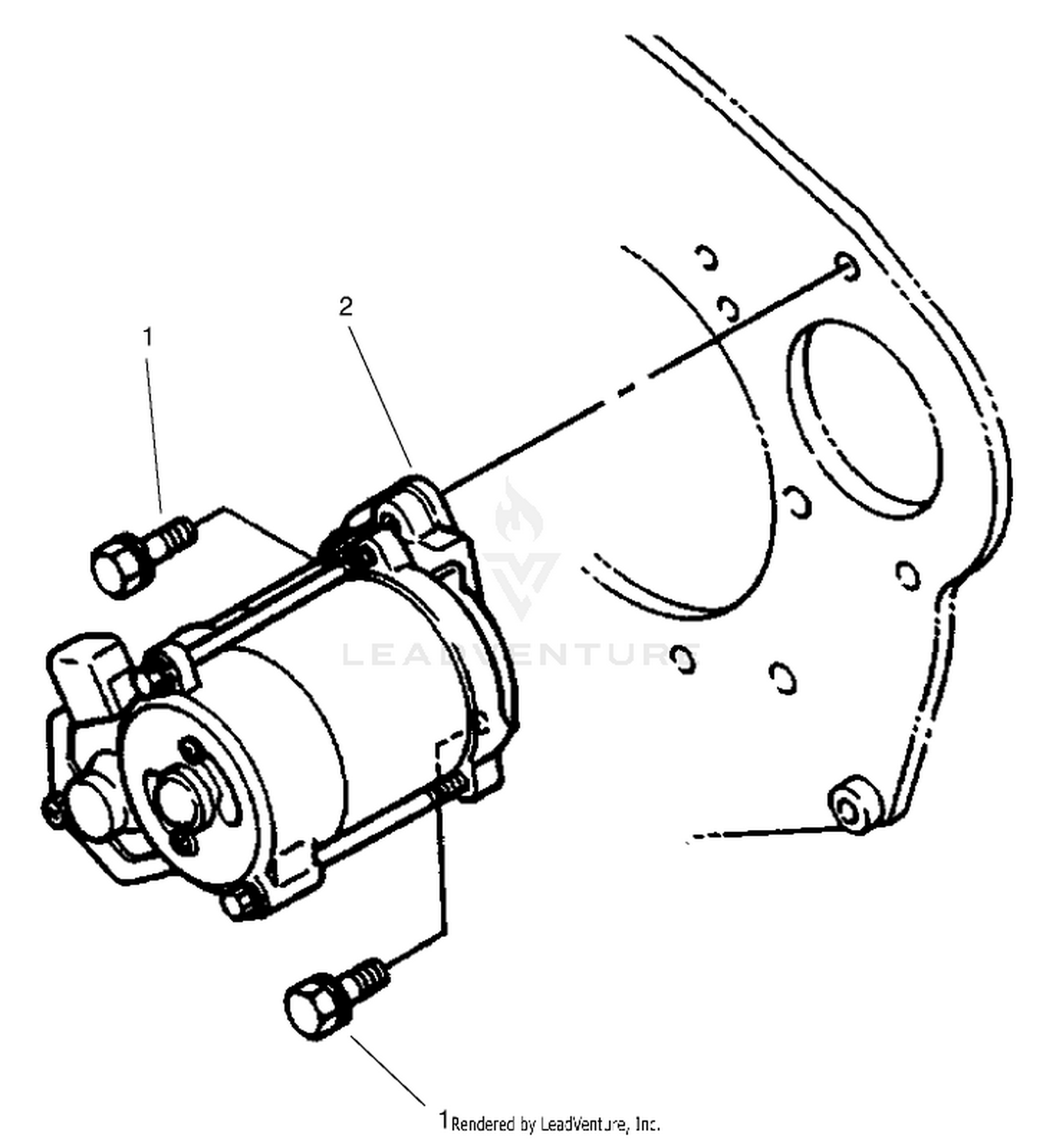 Starter Mount Assembly