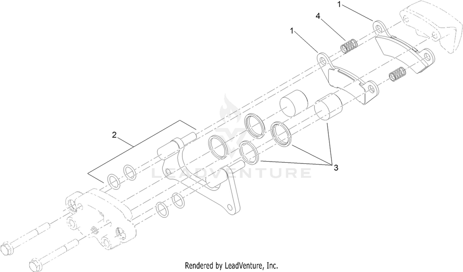 Brake Caliper Assembly No. 161-1890