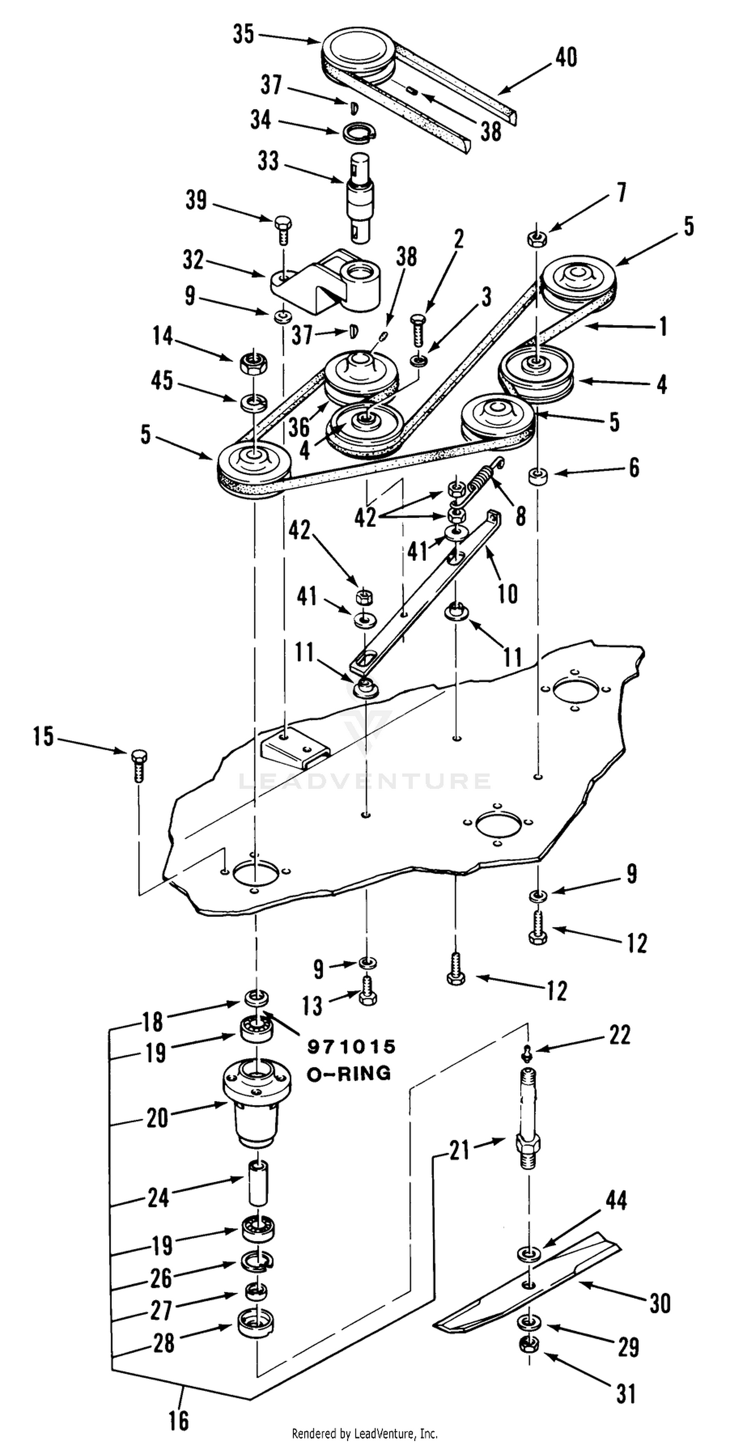 Rear Discharge Mower-36 In. (92 Cm)(vehicle Identification Number 05-36xr02,a5-36xr02) 2