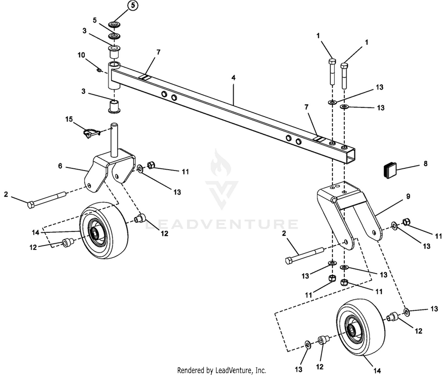 Wing Caster Arm
