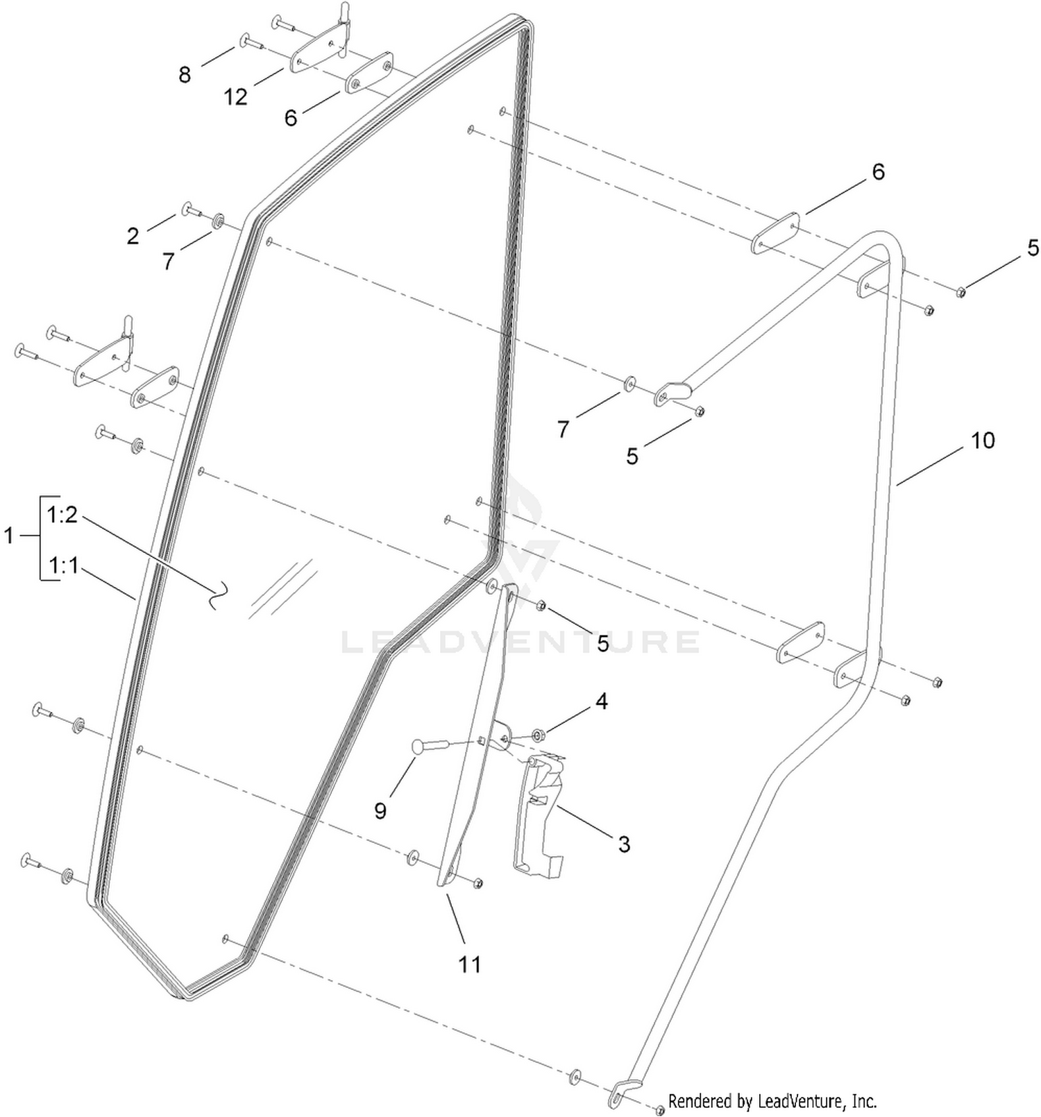 Cab Right Door Assembly