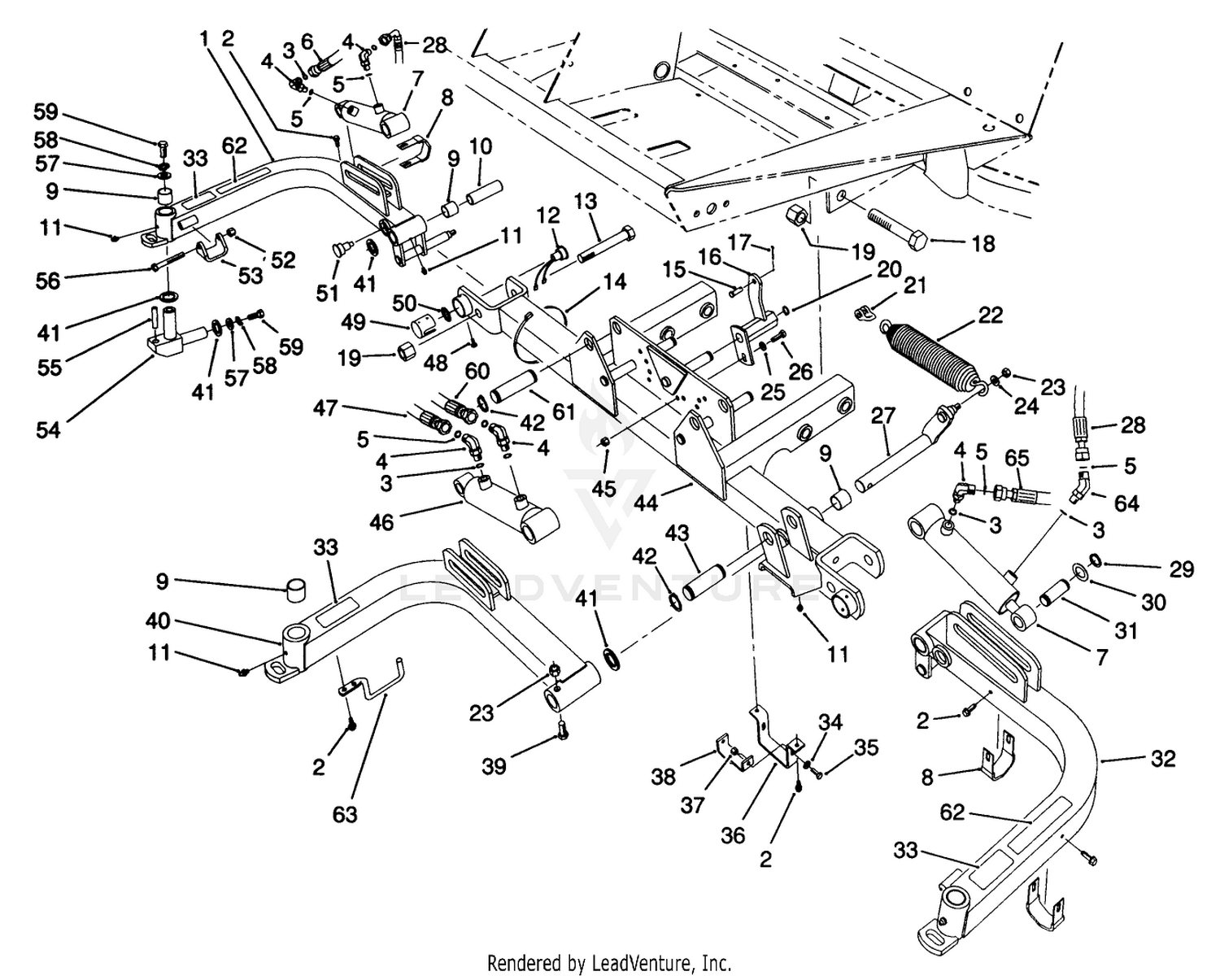 Front Lift Arms Assembly