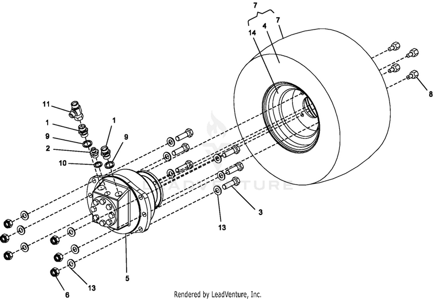 Rear Wheel Assembly