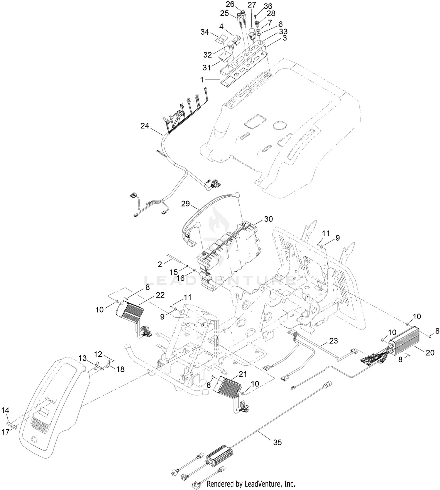 Electrical Control Motor Assembly