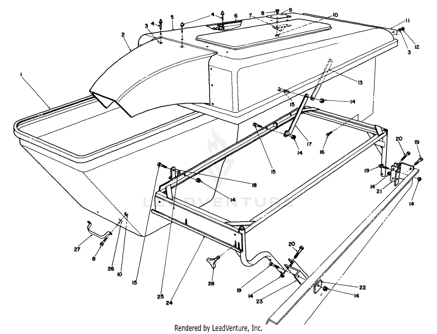 Grass Collection System Model No. 30576 (optional) (continued)